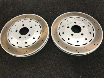 FOR AUDI R8 2007-2012 FRONT BRAKE DISC PAIR LEFT RIGHT 420615301A   420615301B