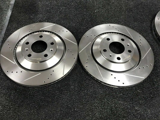 2 NEW REAR BRAKE DISC FOR BENTLEY CONTINENTAL FLYING SPUR GT GTC 4E0615601L