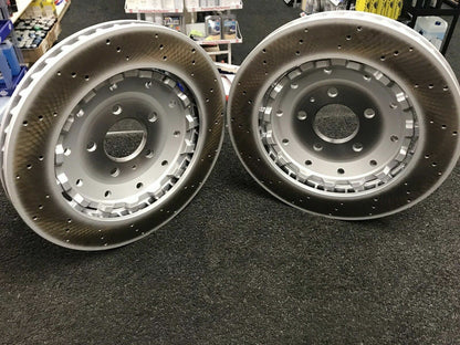 FOR AUDI R8 2007-2012 FRONT BRAKE DISC PAIR LEFT RIGHT 420615301A   420615301B