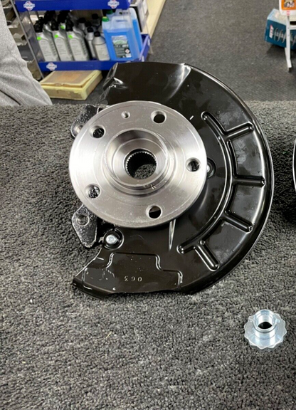 VW POLO MK5 6R GTI DSG STEERING KNUCKLE BEARING HUB COMPLETE NS LH 310MM