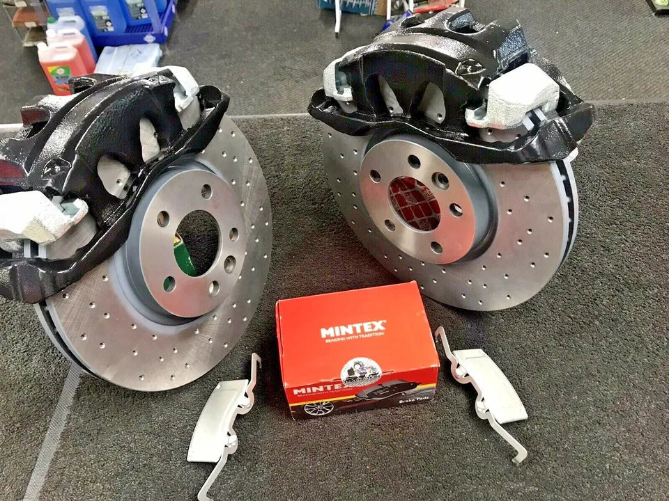 VW TRANSPORTER T5 T6 PERFORMANCE BIG BRAKE UPGRADE CONVERSION KIT 340mm BLACK